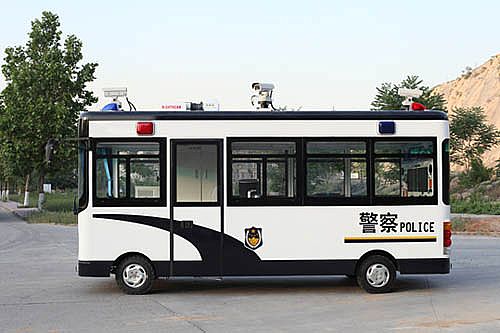 5.6m長的電動移動警務(wù)室外觀（左側(cè)展示）