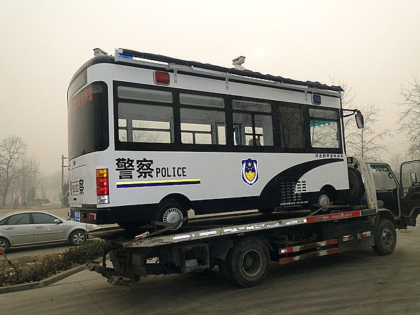 山西曲沃公安局購置移動警務室順利發(fā)車