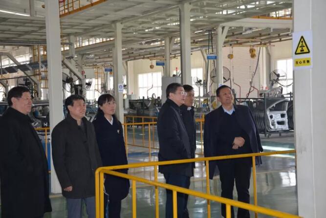 河北省工商聯(lián)主席劉勁松一行蒞臨躍迪集團參觀指導