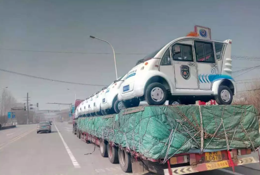 躍迪電動巡邏車批量發(fā)往寧夏地區(qū)